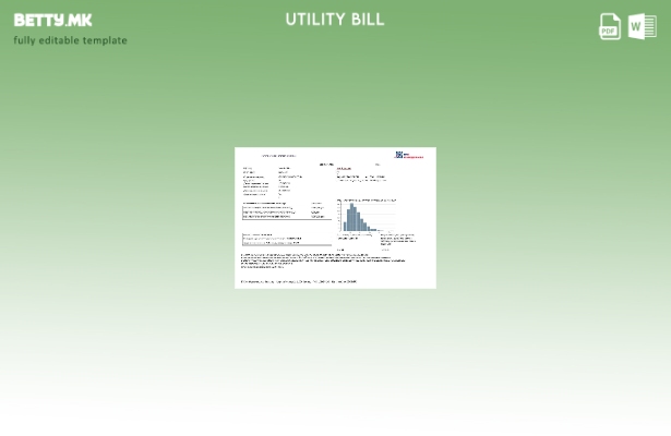 модерен стил Србија доказ за електрична енергија Шаблон за сметки за адреса за к